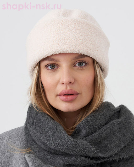 Алиса трикотаж барашек флис Шапка (56-58)