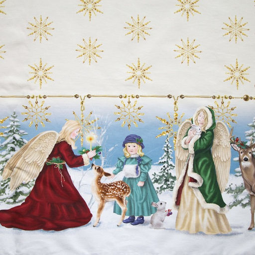 Набор новогодний Christmas time: скатерть 150×110 см +/-3 см с ГМВО, салфетка 40×40 см-4 шт., 100% хлопок