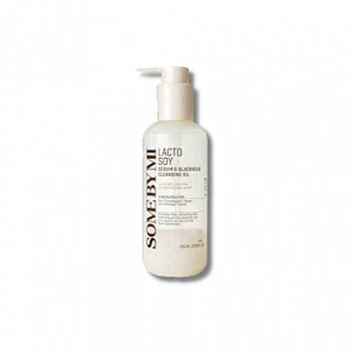 Some By Mi Lacto Soy Sebum & Blackhead Cleansing Oil, 200ml - Двухфазное гидрофильное масло с соей