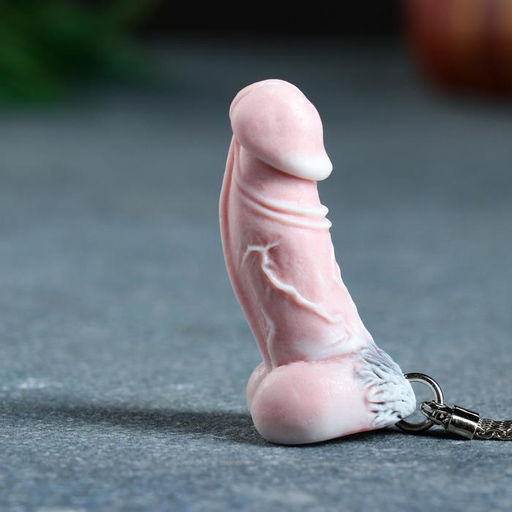 Брелок для ключей на кольце «Членчик», 4.9 см