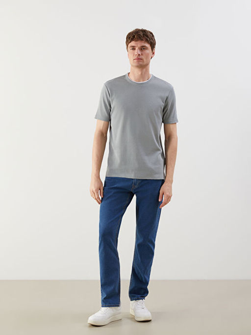 Bisiklet Yaka D?z Erkek Ti??rt