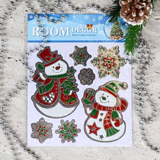 Наклейка новогодняя 18х23 Новый год / 610-278 /уп 12/300/ - Галеонтрейд фото 7