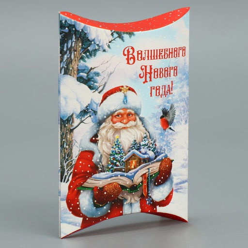 Цена за 5 шт. Коробка подарочная новогодняя складная «Волшебного Нового года!», 11×8×2 см