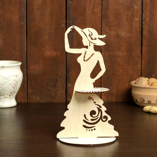 Цена за 2 шт. Салфетница Дама в шляпе, 24130,3 см