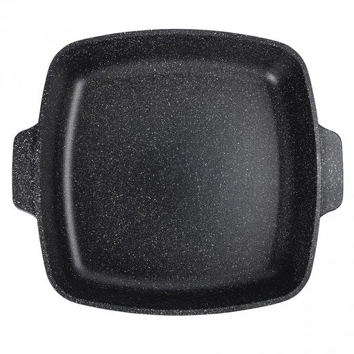 Противень с антипригарным покрытием 32х32х7см "Гранит", s0,4см, литые ручки (Россия)