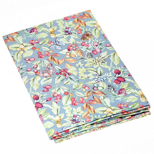 "Marcella" Скатерть 220х145см, длина стола до 180см, на 8-10 персон, хлопок "Премиум" 186г/м2, "Домашняя мода" (Россия)