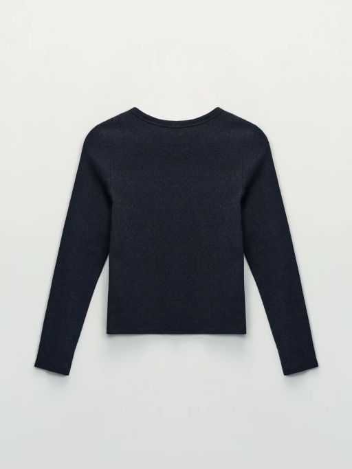 Лонгслив с застежкой на груди / Zarina  фото 9