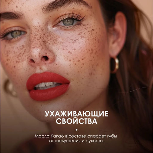 КАРАНДАШ-ПОМАДА ДЛЯ ГУБ VIVID ACCENT МАРКИ SHU №463 неклассический красный
