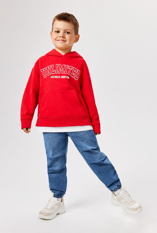 ACOOLA / Брюки джинсовые (утепленные) детские для мальчиков Abrams синий фото 9