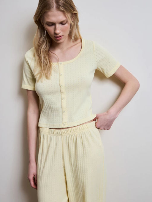 Домашние брюки из ажурного хлопка ZR2603122808-186 / Zarina