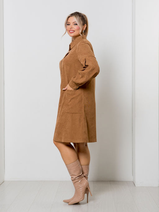 Платье 1374 из эластичного микровельвета - Novita фото 22