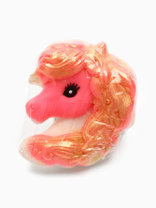 Цена за 2 шт. Новогоднее мыло ручной работы глицериновое Символ года розовое золото, 50 г