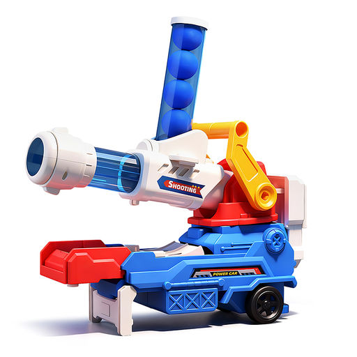 Паровоз с пушкой, в коробке