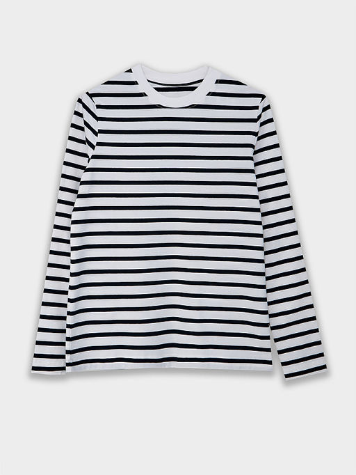 Джемпер женский в бело-черную полоску - Mark formelle фото 4