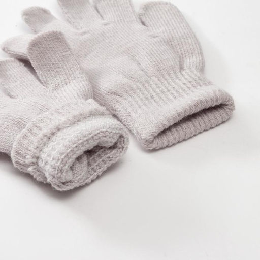 Перчатки детские MINAKU «Однотонные», серые, размер 15 (6-8 лет)