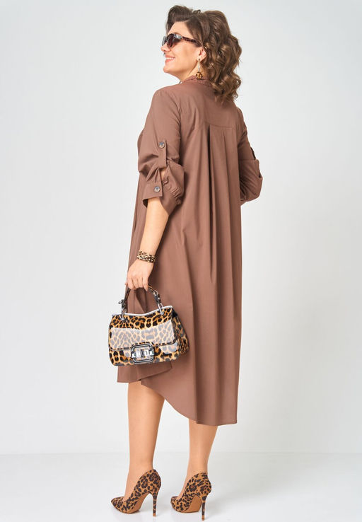 Платье EVA GRANT 7168 капучино