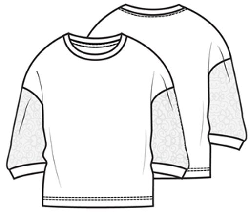 CWJG 63607-20/ Джемпер для девочки/ Белый/