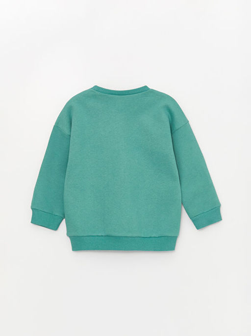 Bisiklet Yaka Uzun Kollu Tom and Jerry Bask?l? Erkek Bebek Sweatshirt - Waikiki фото 2