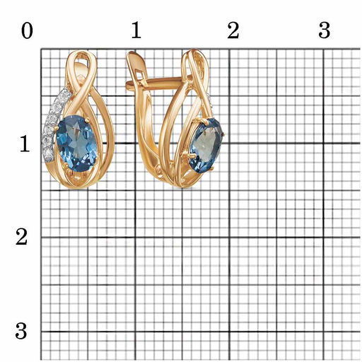 СЕРЬГИ 32110216РТл - Красная пресня фото 2