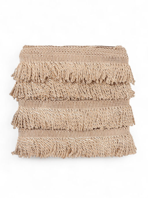 Бахрома жгут, 6.5 см, 20 м±0.5, бежевая