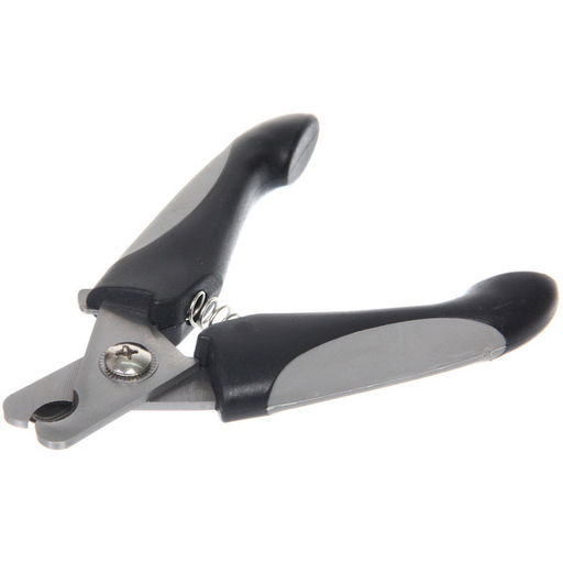 Цена за 2 шт. Когтерез для животных "ПРЕМИУМ - МОЙ БРО", прорезиненная ручка, цвет серый/черный, 5.5*12.5см