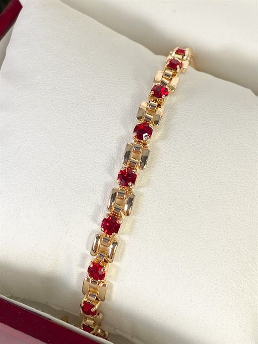 Браслет "Рубиновое море" (Д10)