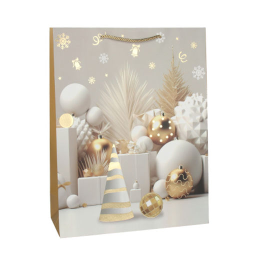 Пакет подарочный 31х40х12 / 104-1L /уп 12/360/Новый год - ГалеонТрейд фото 4