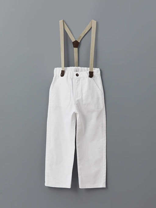 Beli Lastikli Ask?l? Erkek ?ocuk Pantolon