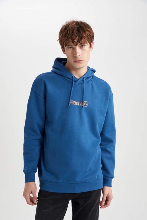 Толстовка свободного кроя с капюшоном Dragon Ball - Defacto фото 3