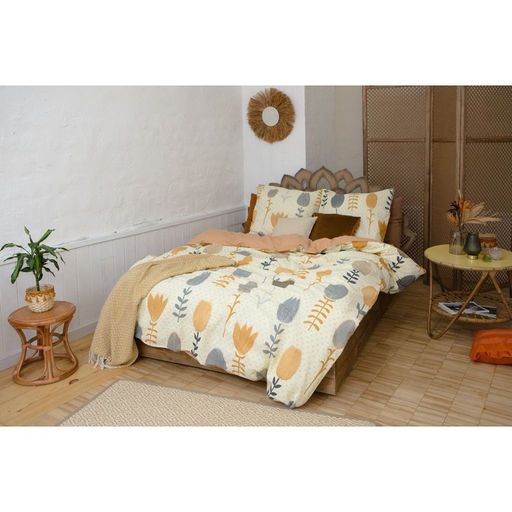 Постельное бельё Этель дуэт Autumn flowers 143*215 см - 2 шт, 220*240 см, 70*70 см -2 шт  фото 7