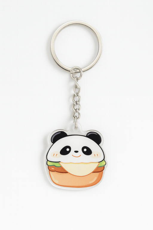 Брелок акриловый iLikeGift "Panda in a Basket"