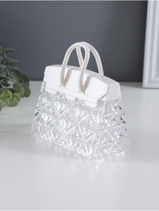 Фигурка светящаяся RISALUX «Дамская сумочка», LED-ночник, 3×AG13, 11.5×6.5×13 см