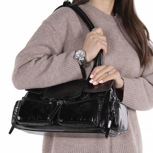 Сумка 3350Q black Polina&Eiterou