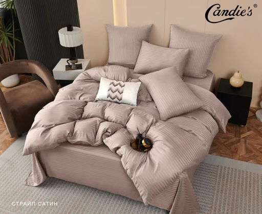 КПБ Candies Страйп сатин (узкая полоска) CANSSY003 1.5 спальный