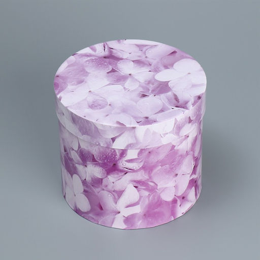 Набор коробок для цветов 4 в 1, упаковка подарочная, Лаванда, 14?14?13 см - 20?20?17.5 см