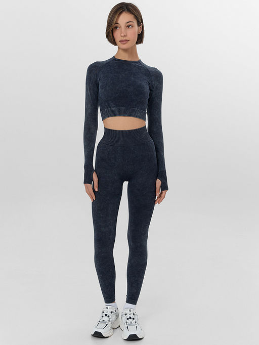 Джемпер женский для занятий спортом серый - Mark formelle фото 3