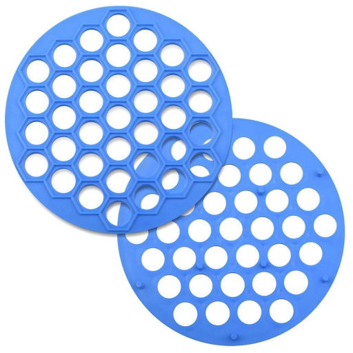 Пельменница 37 ячеек. Диаметр 25,5 см. (пластм.) ассорти 76.56 /МультиДом/  фото 2