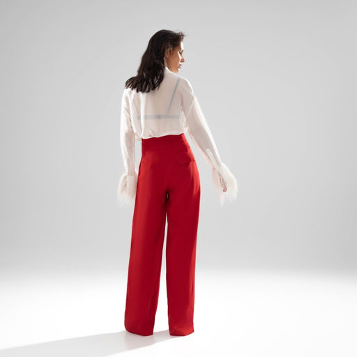 Брюки Lifestyle (рэд с поясом) - Charutti фото 5