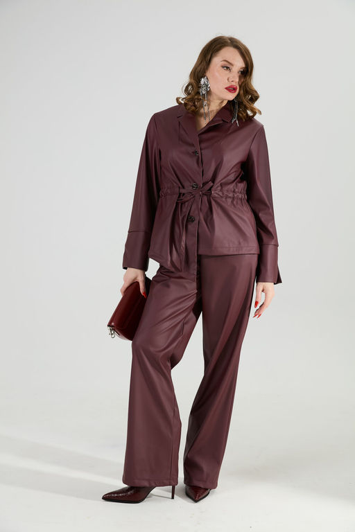 Костюм NIKVA н938-7 бордо  фото 4