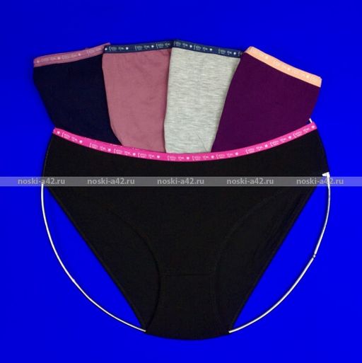 Цена за 5 шт. Трусы женские Турция большие размеры арт. 112174-2 3XL (50-52) - For you фото 4