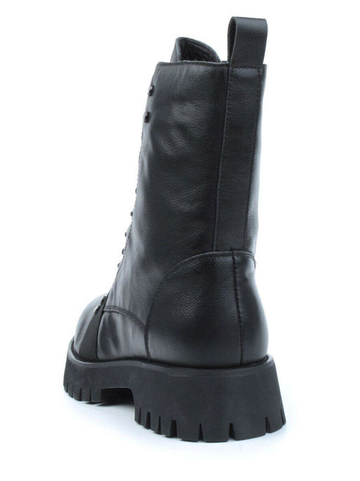 04-YPM9532A BLACK Ботинки зимние женские (натуральная кожа, натуральный мех) - Фабричный китай фото 7