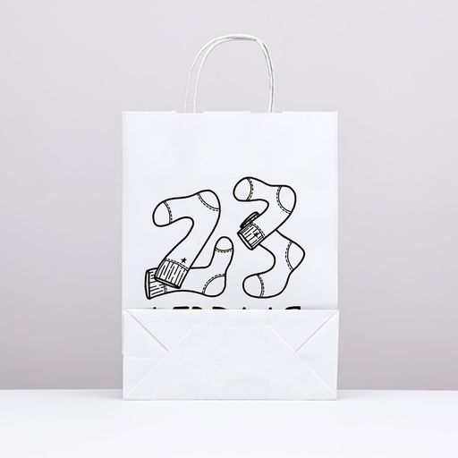 Цена за 4 шт. Пакет подарочный Защитник, 24 х 10 х 32 см 1 шт - UPAK LAND фото 2