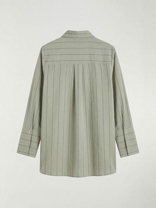 ?izgili Modal Kar???ml? Kad?n G?mlek Tunik