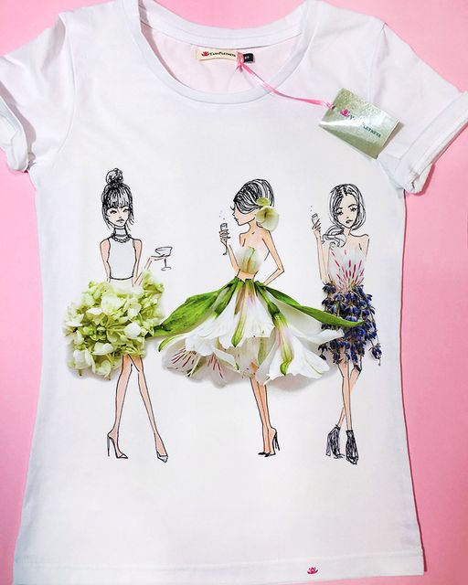 Эксклюзивная футболка Yana Pletneva упаковка плотный Zip пакет!