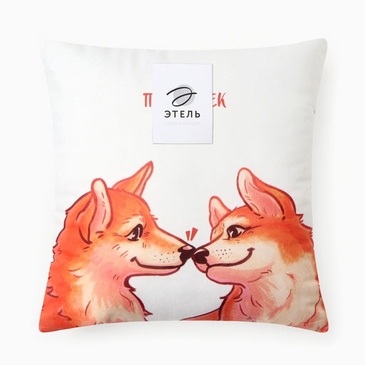 Подушка декоративная Этель. Влюблённая парочка, 40?40 см, велюр  фото 2