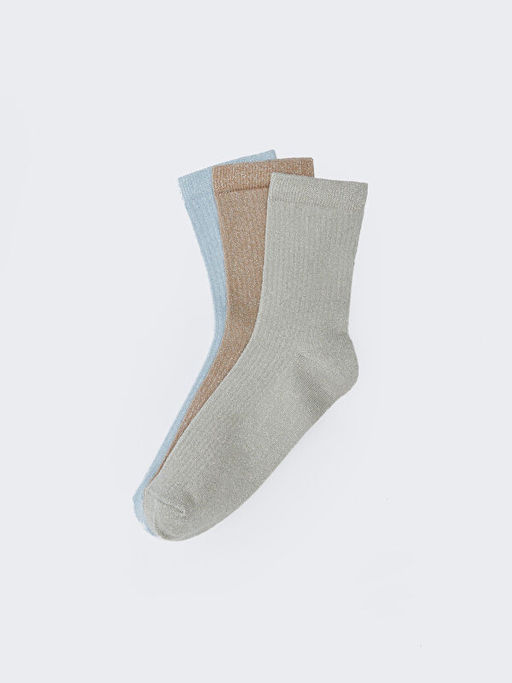 Sim Detayl? Kad?n Soket ?orap 3l?