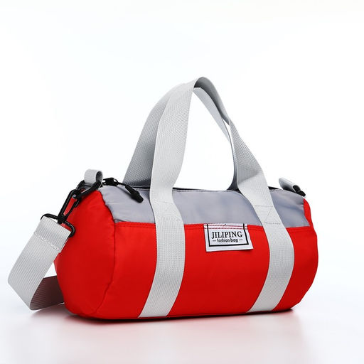 Сумка молодёжная на молнии, цвет красный - Simaland фото 3