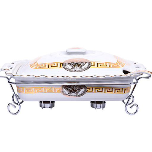 30649 Мармит керамика 2,5л 4пр.с ложкой и свечкой LR (х4) - Mayer&boch фото 2