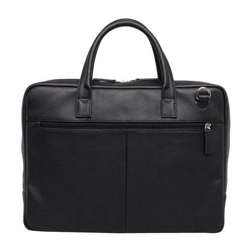 Кожаная деловая сумка для ноутбука Carter Black - Lakestone фото 5