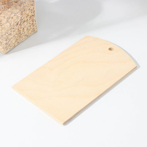 Доска разделочная деревянная с отверстием Доляна, 2112,5 см, фанера  фото 2